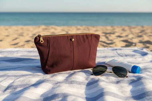 Pfeiffer beach zipper pouch