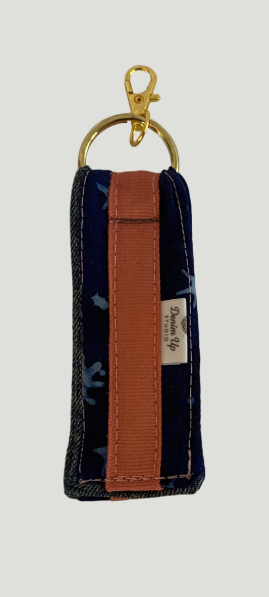 Starlight Ocean Keychain- Coral Ribbon