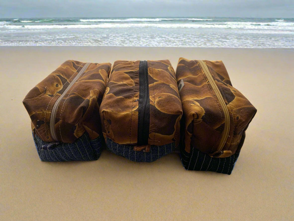 Sea Lion Boxy Zipper Bag – Soft Denim Special Release