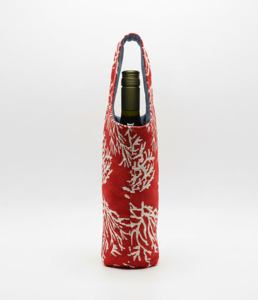 Red-y for Coral Wine Tote Reversible Gift Bag
