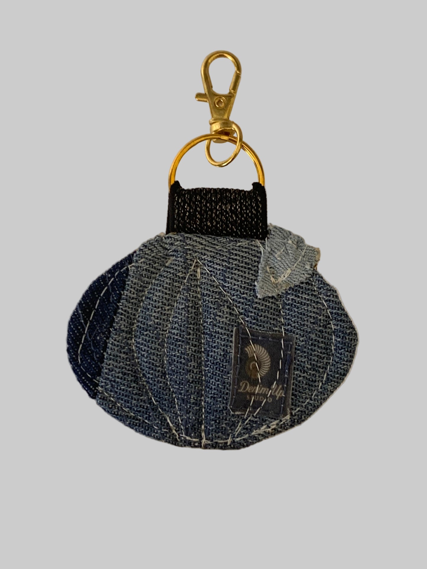 Denim & Vintage Floral Pumpkin Charm