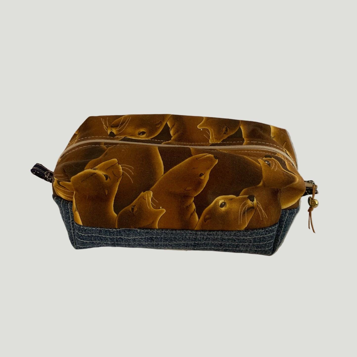 Sea Lion Boxy Zipper Bag – Soft Denim Special Release