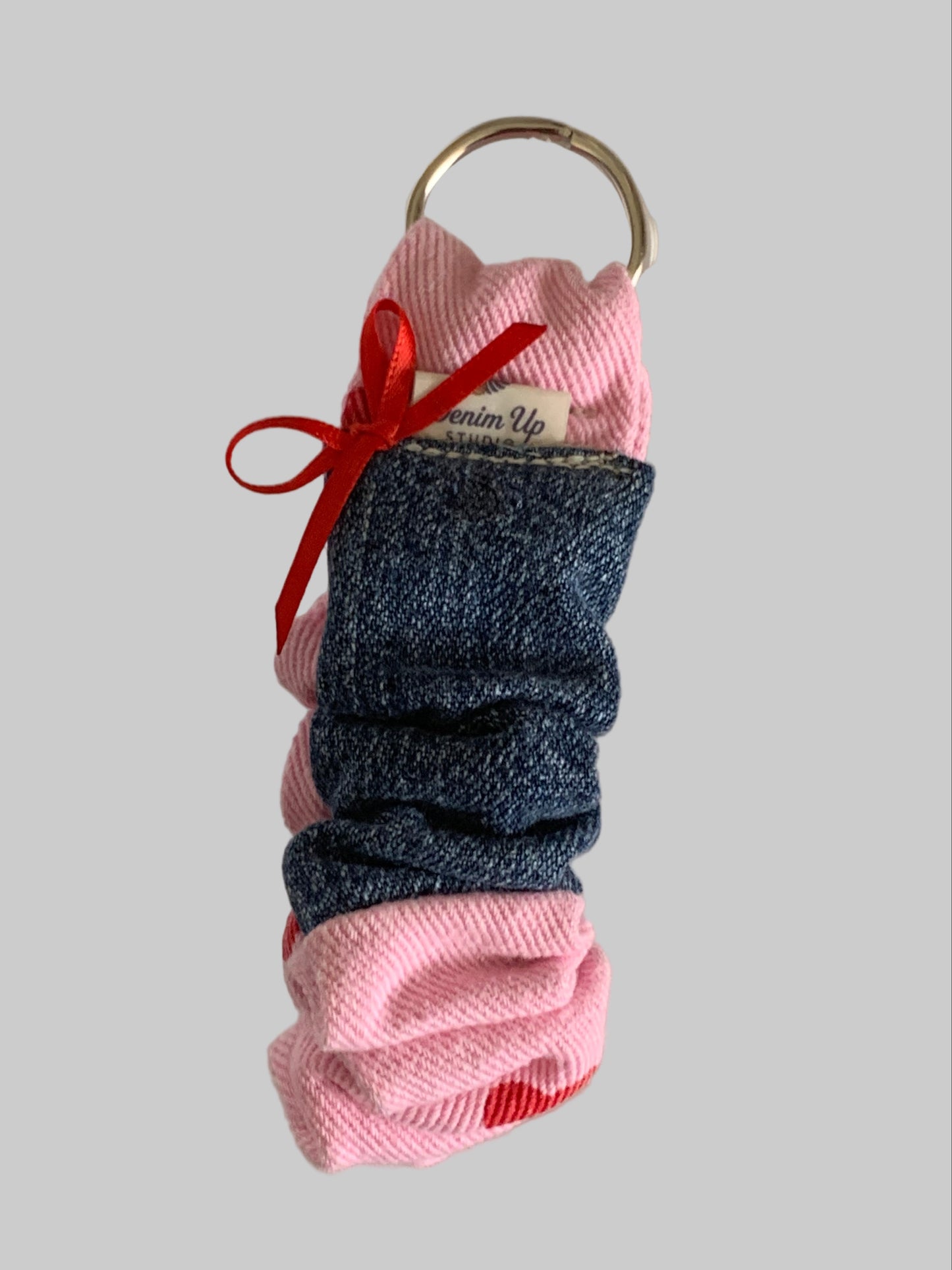 For the Love of Denim Scrunchie Key Ring