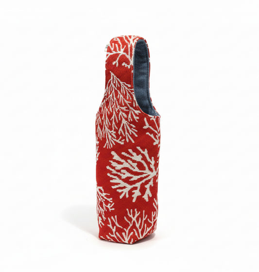 Red-y for Coral Wine Tote Reversible Gift Bag