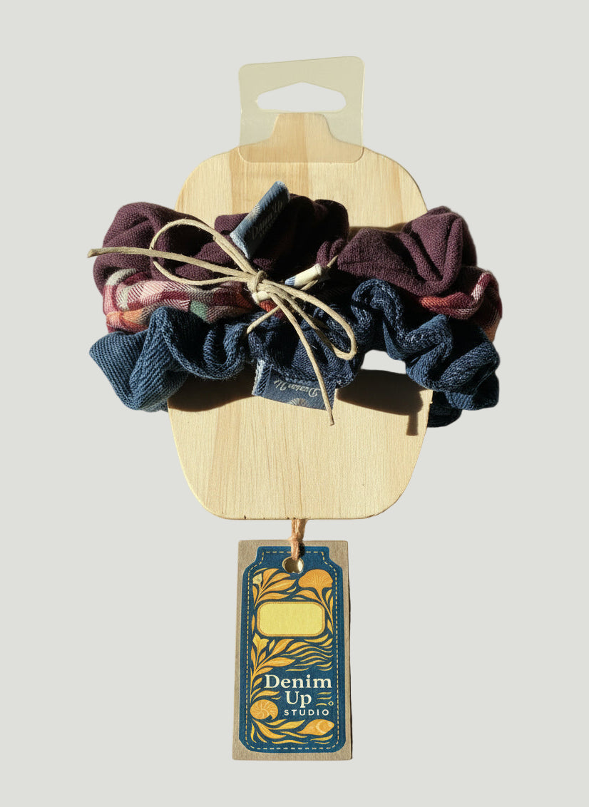 Harbor Trio Scrunchie Stack