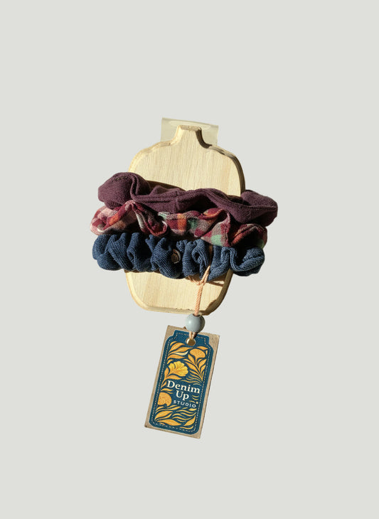 Harbor Trio Scrunchie Stack