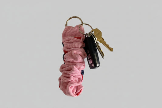 For the Love of Denim Scrunchie Key Ring