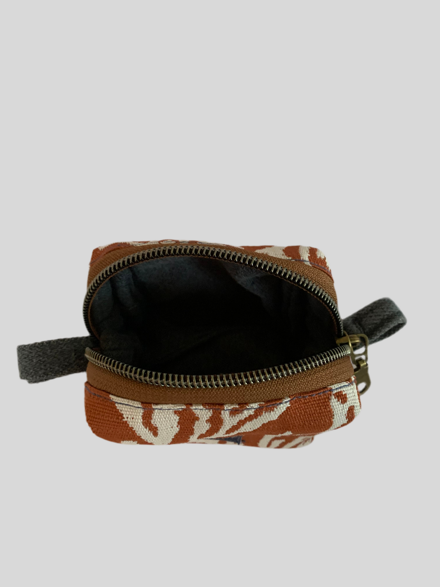 Coral & Denim Mini accent coin pouch (B)