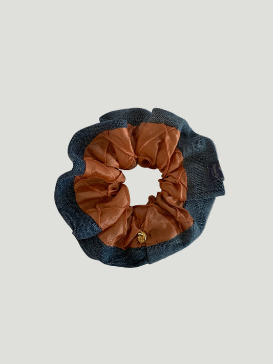 Unforgettable Sunset Collection - Denim Scrunchie & Key Chain