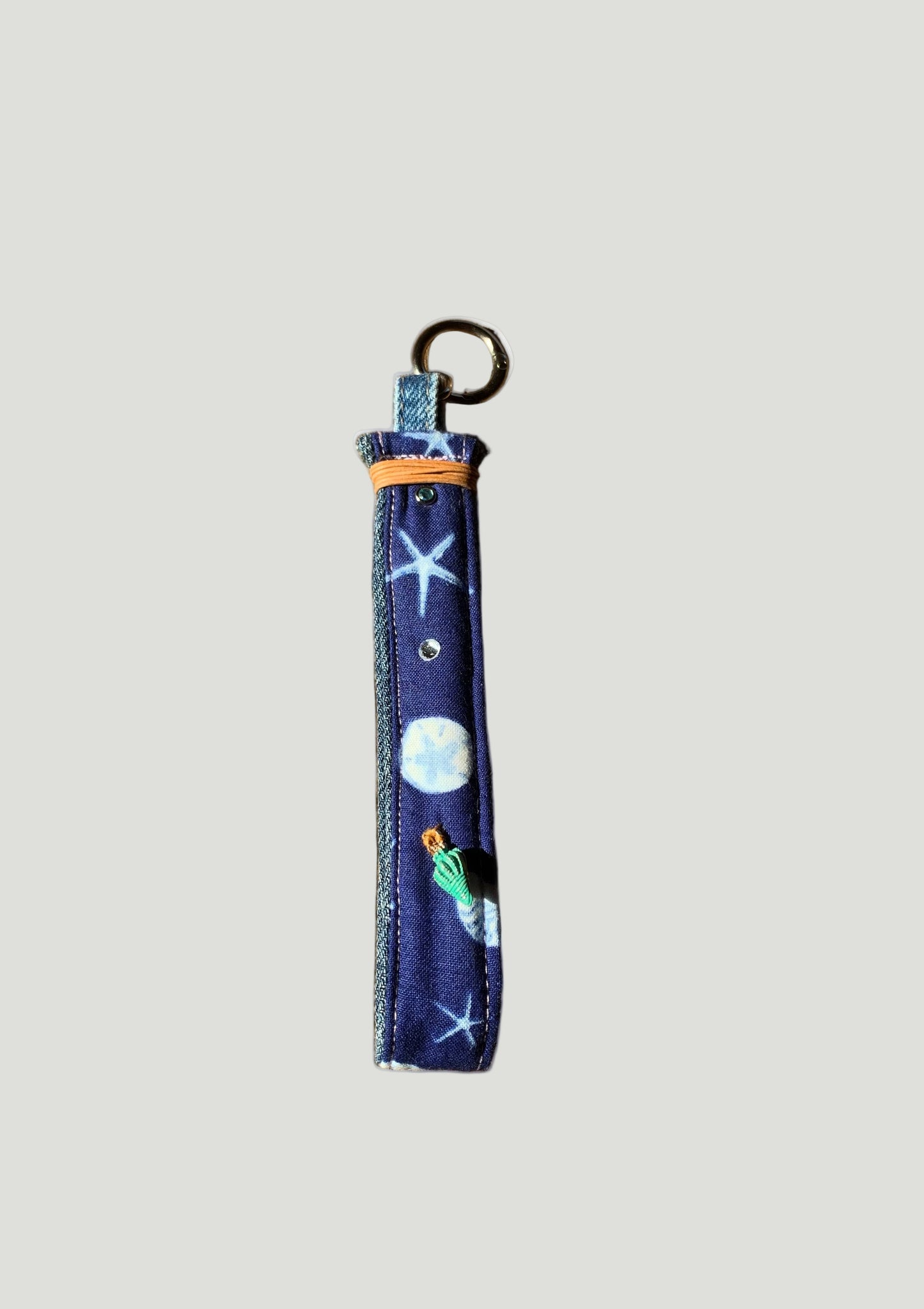 Ocean Treasures Denim Keychain