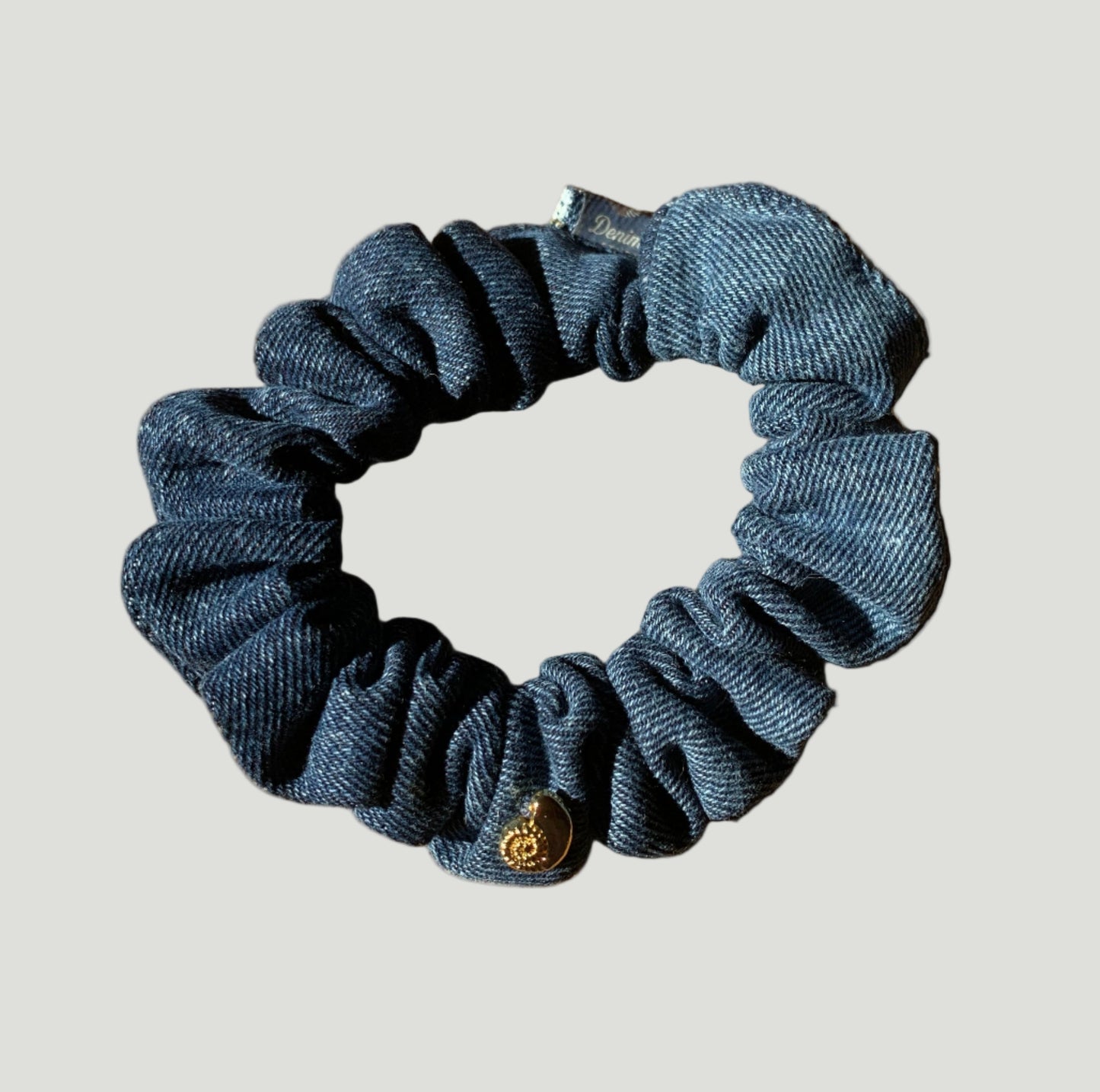 DUS Mini Signature Denim Scrunchie